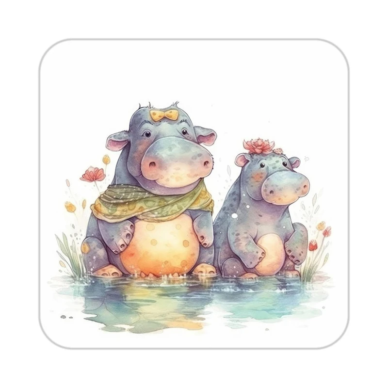 زیر لیوانی کاکتی طرح حیوانات کارتونی مدل mp28840