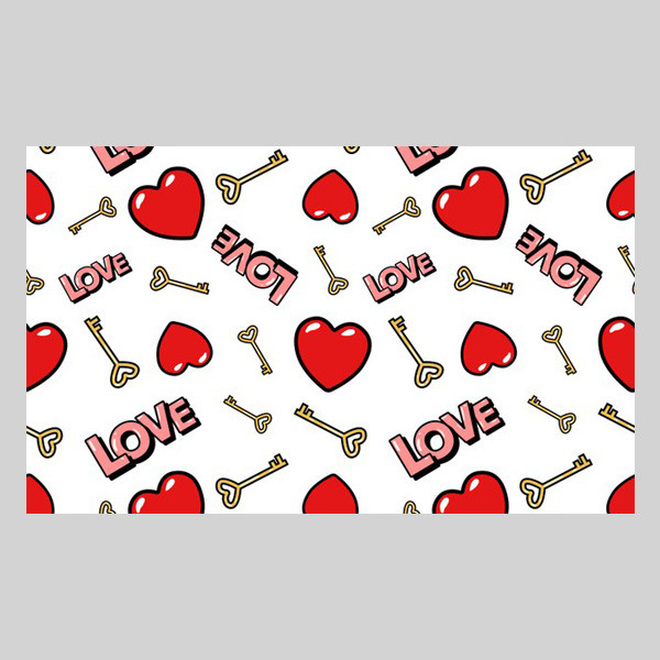 کارت پستال ماهتاب طرح LOVE قلب کد 2157
