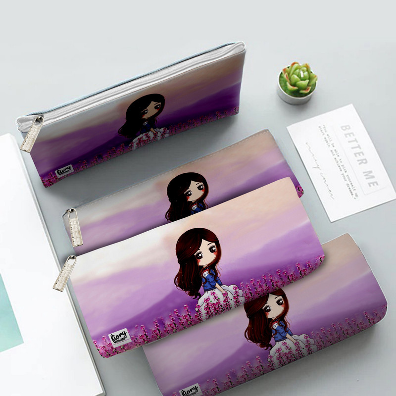 جامدادی مستر راد مدل دختر کیوت طرح عروسکی کد fiory 2054