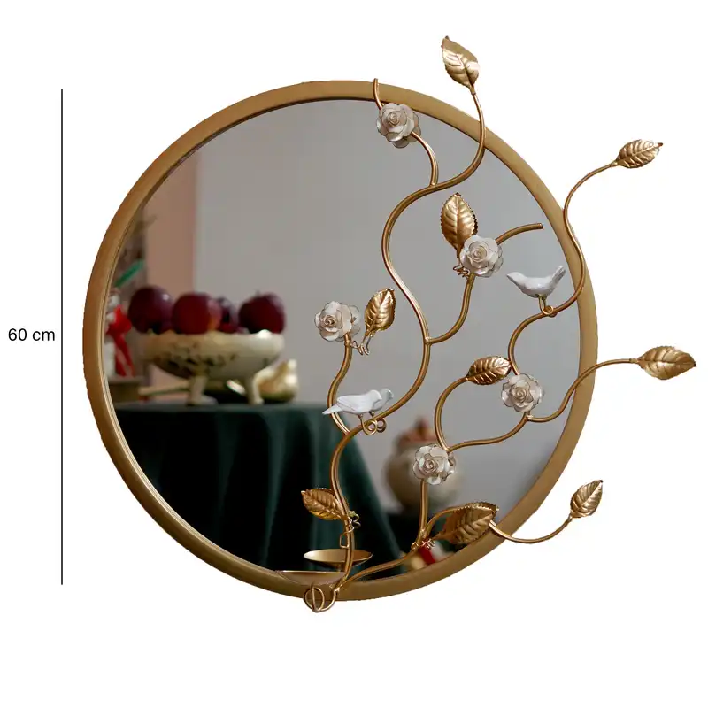 آینه مدل گل و گنجشک