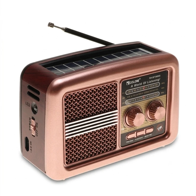 رادیو اسپیکر FM، AM، SW گولون مدل RX-BT3600S دارای Bluetooth