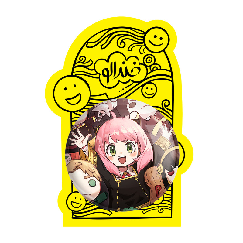 آینه جیبی خندالو مدل آنیا فورجر انیمه Spy x Family کد 24178