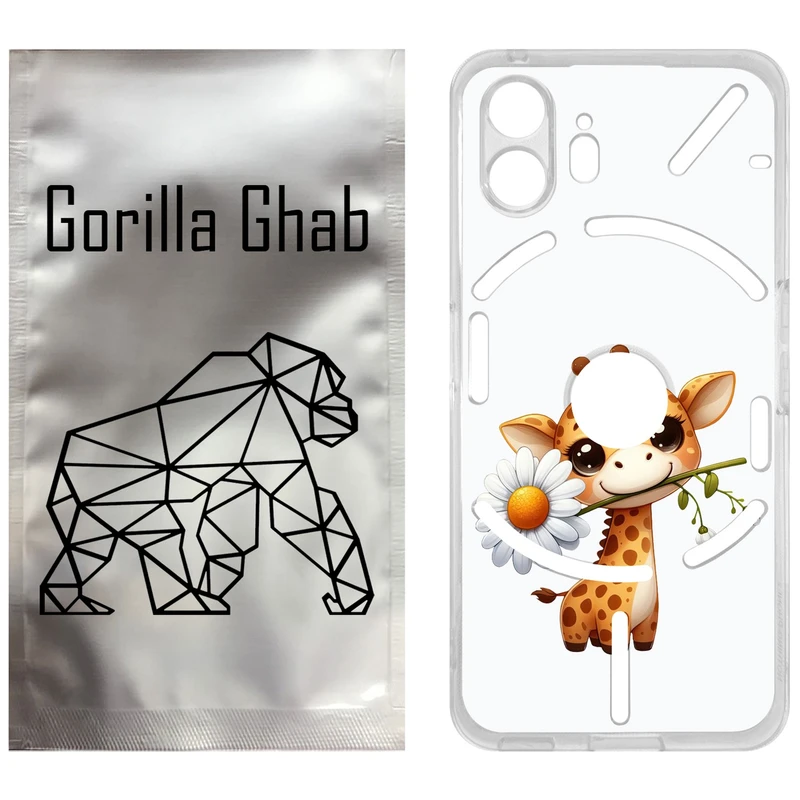 کاور گوریلا قاب مدل CLG کد 38 طرح زرافه مناسب برای گوشی موبایل ناتینگ فون Phone 2