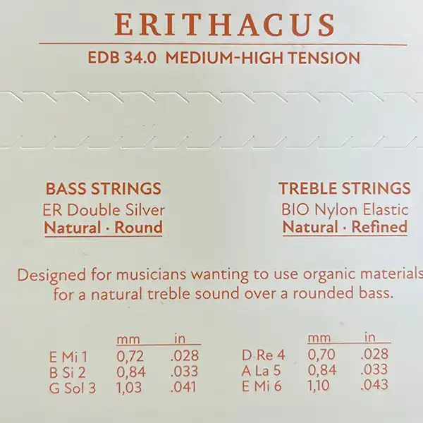 سیم گیتار  نابلوخ مدل Erithacus Medium High