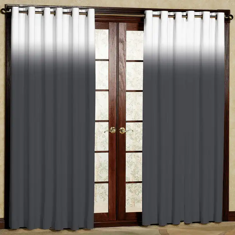 پرده مدل سایه روشن مخمل پانچی کد 4219 سایز 140x200 سانتی متر