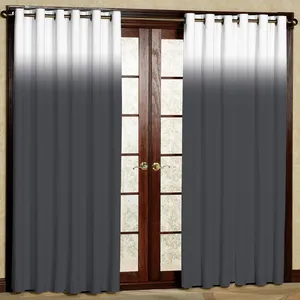 پرده مدل سایه روشن  هازان پانچی کد 4119 سایز 140x200 سانتی متر