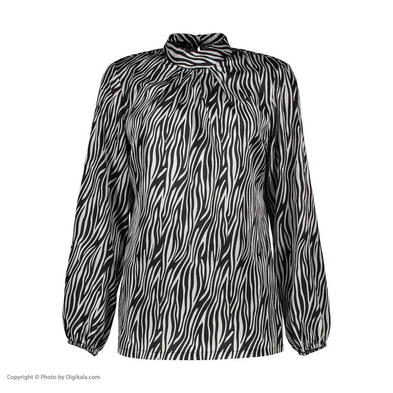 بلوز آستین بلند زنانه مدل زبرا رنگ سفید