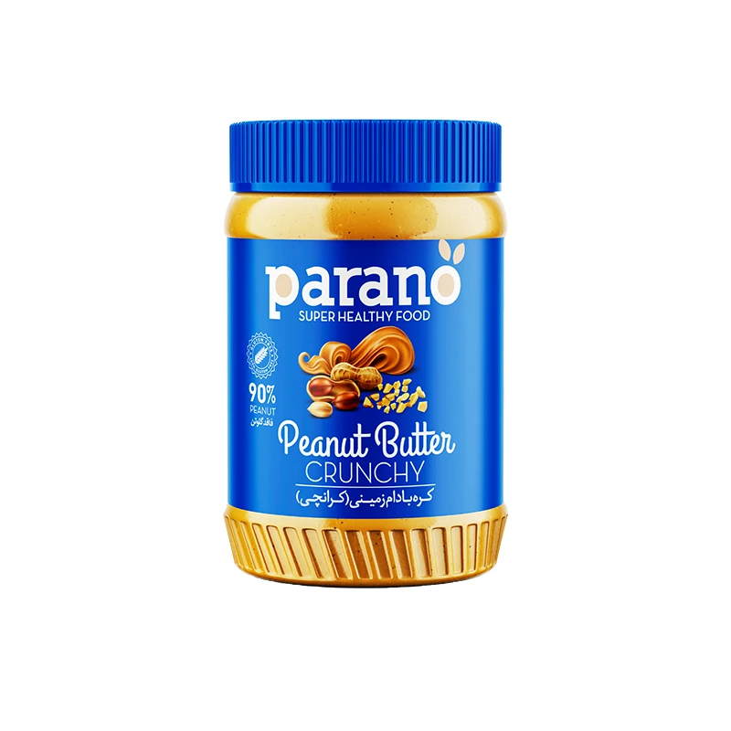 کره بادام زمینی کرانچی بدون شکر و نمک افزوده پارانو - 400 گرم