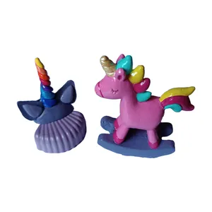 مجسمه مدل اسب تک شاخ کد Y4 مجموعه دو عددی