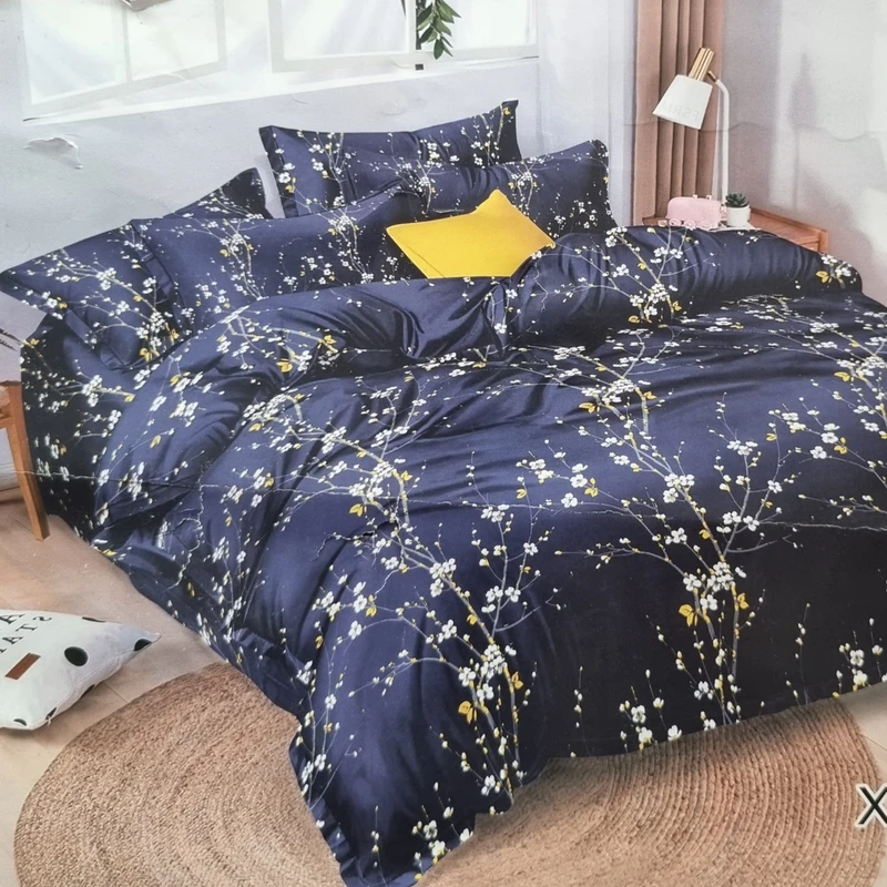 ملحفه مدل  کشدار کد LS5044 دونفره سایز 160×200 سانتی متر