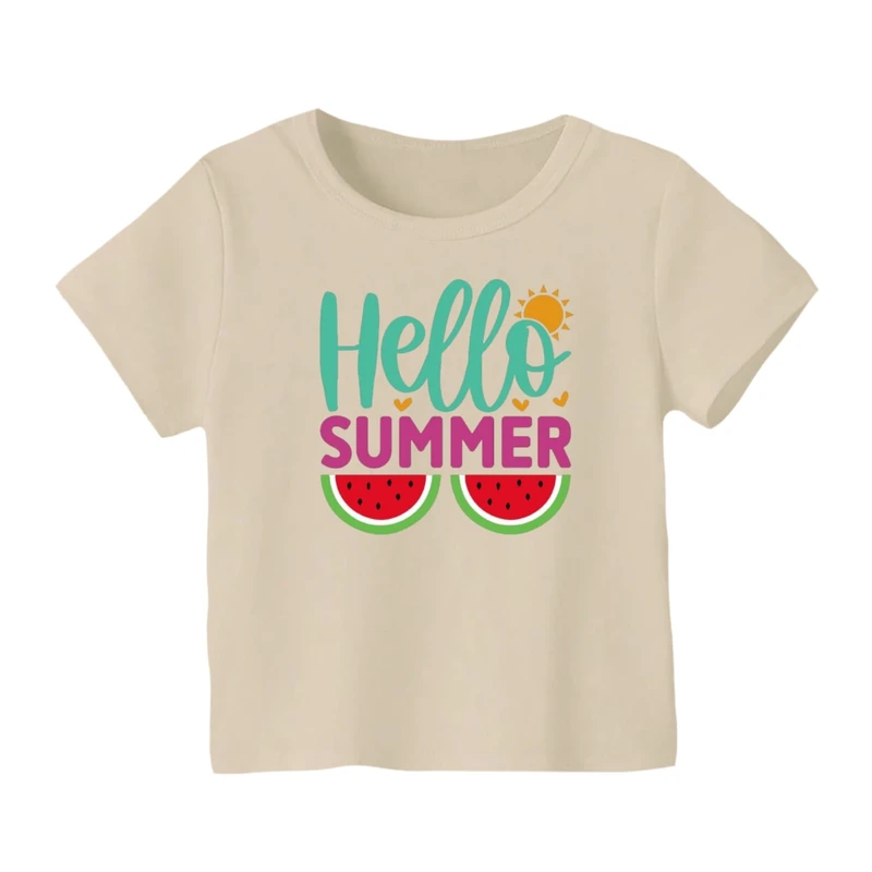 تی شرت آستین کوتاه بچگانه مدل هندوانه یلدایی کد 15