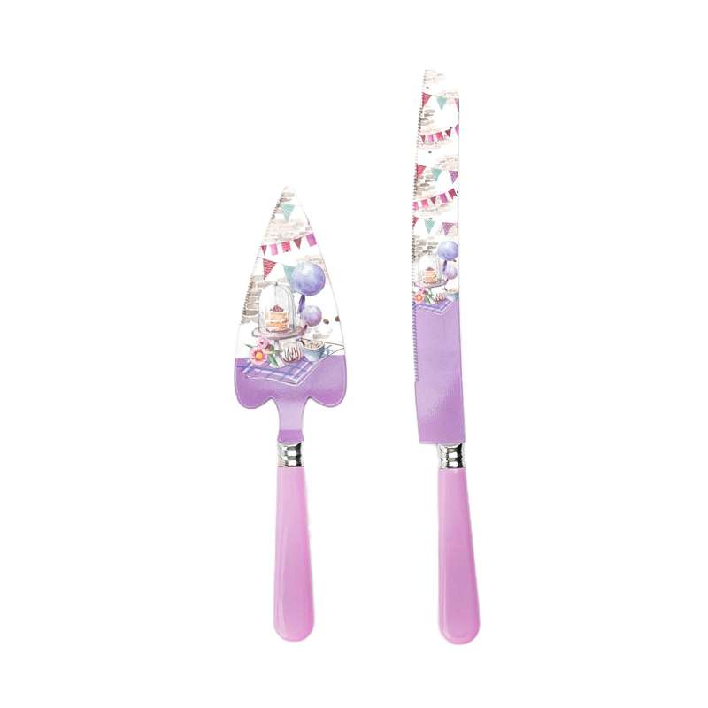 ست کارد و کفگیر سرو کیک روک مدل R902 - c4