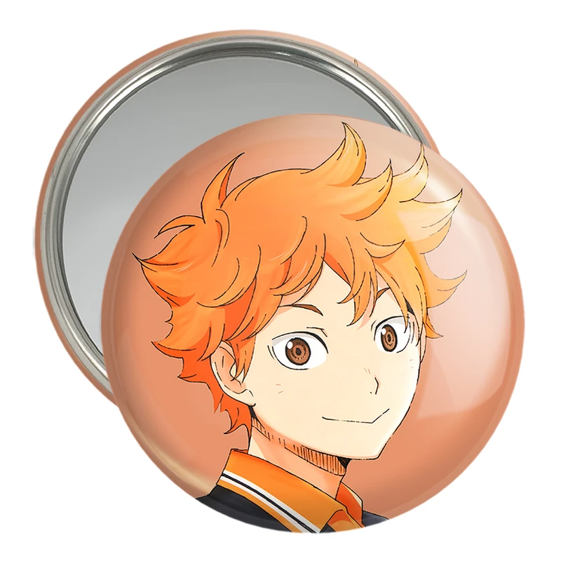 آینه جیبی خندالو مدل کاگیاما و هیناتا انیمه هایکیو Haikyu  کد 17778