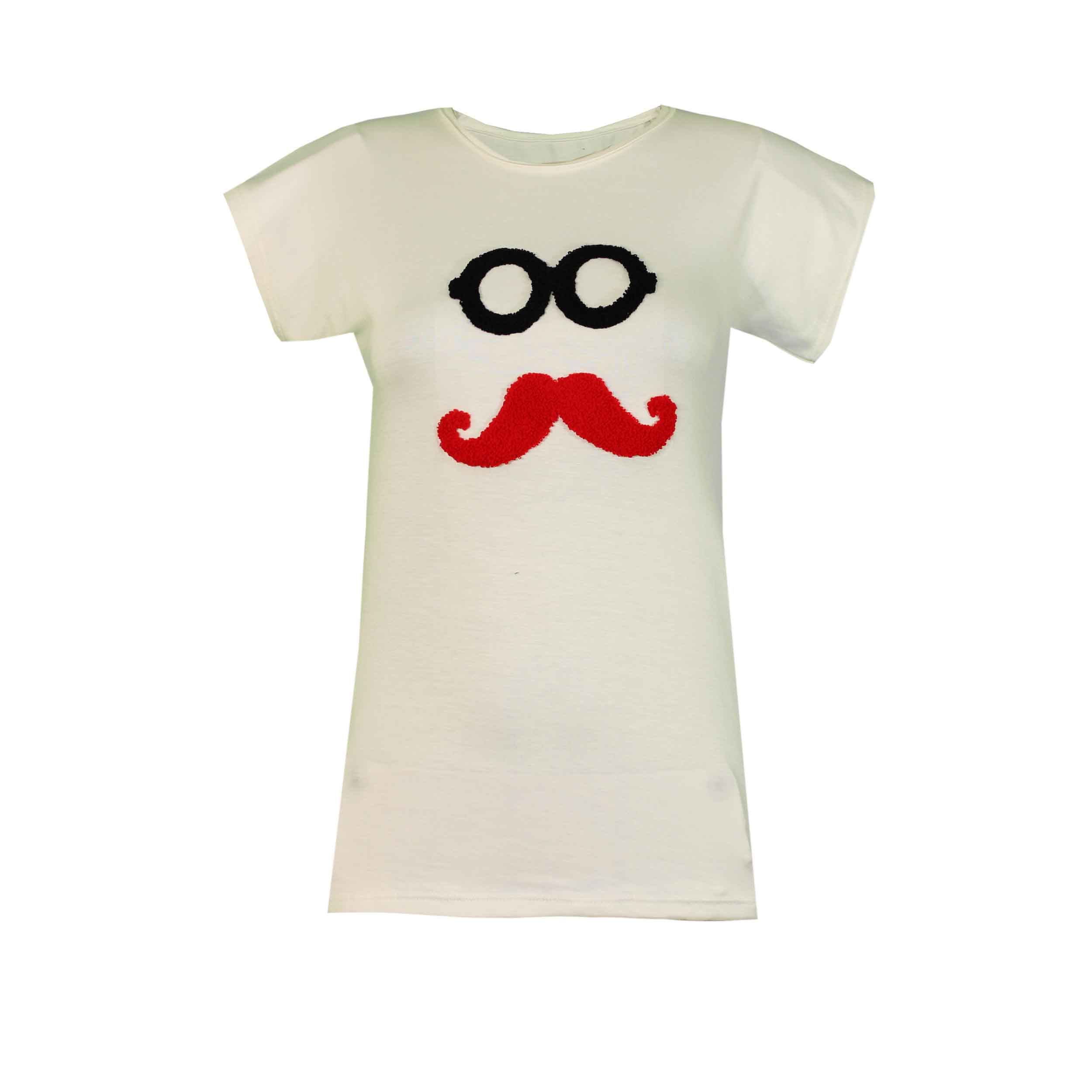 تی شرت آستین کوتاه زنانه مدل سیبیل 11