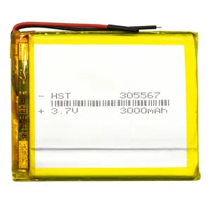 باتری لیتیومی مدل HST-305567 ظرفیت 3000 میلی آمپر ساعت