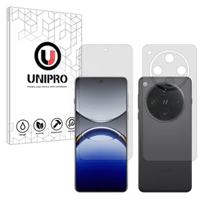 Uni pro Star 4 model transparent screen protector suitable for Oppo Find X8 mobile phone along with the back protector