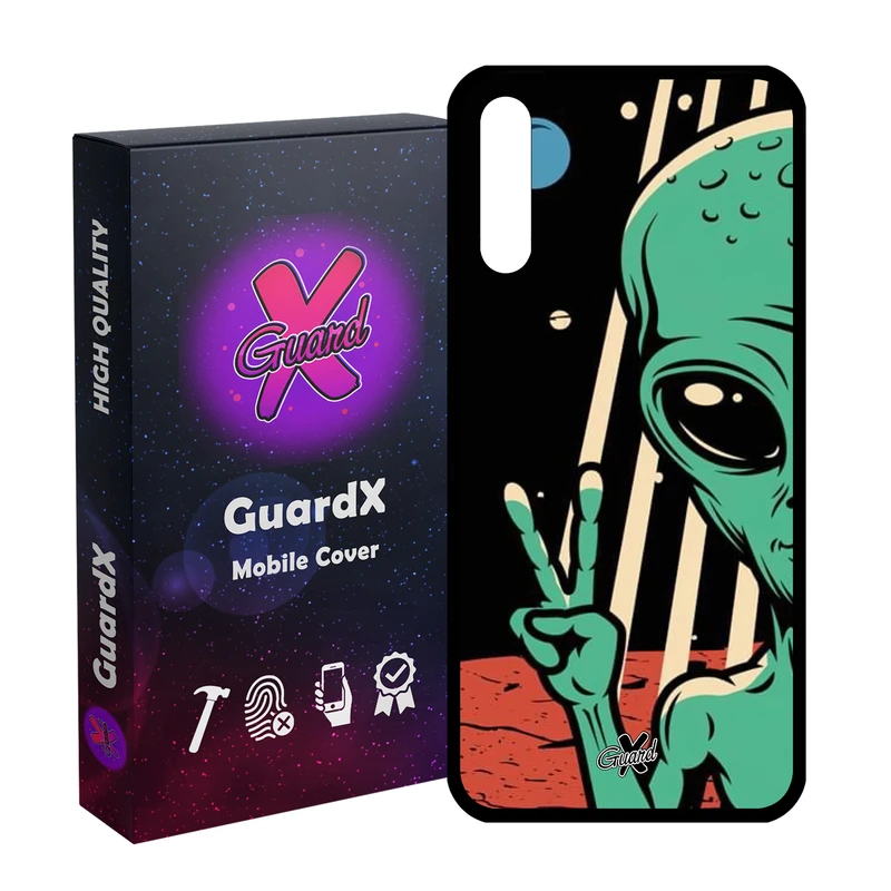 کاور گارد ایکس طرح Alien مدل Glass10499 مناسب برای گوشی موبایل آنر 9X/9X Pro/Y9S/P SMART Pro 2019