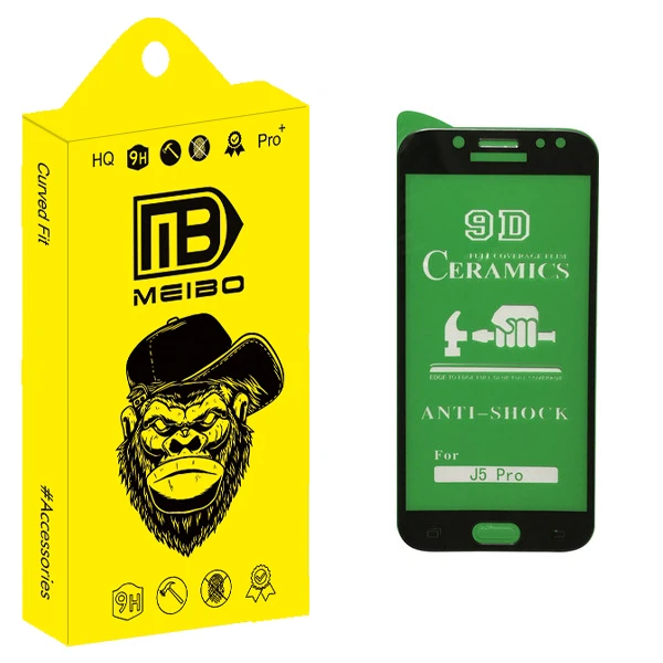 محافظ صفحه نمایش 9D میبو مدل +MHD مناسب برای گوشی موبایل سامسونگ Galaxy J5 Pro