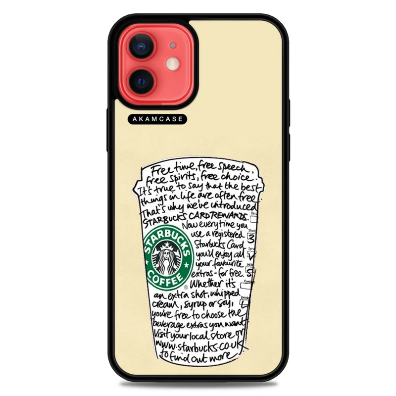 کاور آکام مدل AMCWA12-STARBUCKS14 مناسب برای گوشی موبایل اپل iPhone 12  