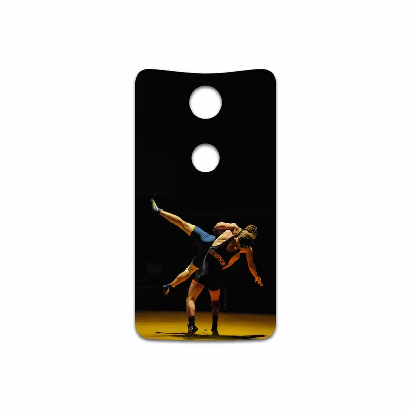 برچسب پوششی ماهوت مدل Wrestling مناسب برای گوشی موبایل گوگل Nexus 6