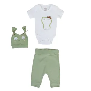 ست 3 تکه لباس نوزادی سیسیم بیبی مدل cag400