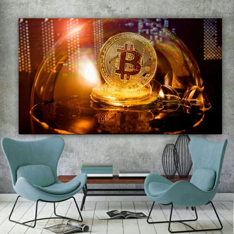 تابلو بوم طرح بیت کوین مدل SDB2022
