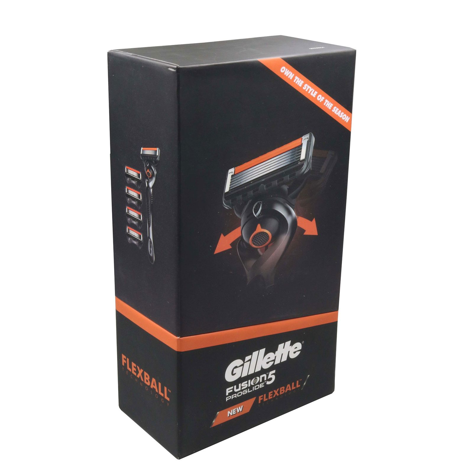 خود تراش ژیلت مدل FUSION 5 PROGLIDE FLEXBALL به همراه تیغ یدک بسته 4 عددی -  - 4