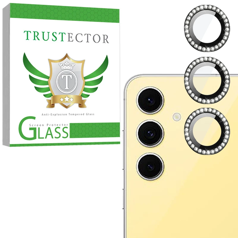 محافظ لنز دوربین شیشه‌ای تراستکتور مدل NRIT20 مناسب برای گوشی موبایل سامسونگ Galaxy S24 FE 5G