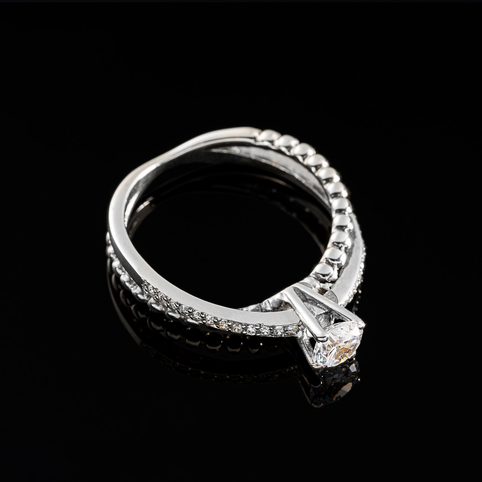 حلقه طلا 18 عیار زنانه جواهری سون مدل 2102 -  - 2