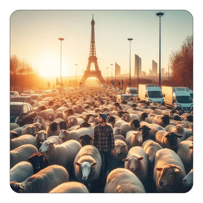 مگنت کاکتی طرح پاریس Paris مدل mp57689