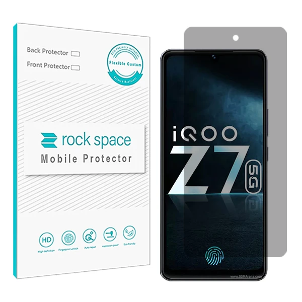 محافظ صفحه نمایش حریم شخصی راک اسپیس کد PRV مناسب برای گوشی موبایل ویوو iQOO Z7