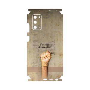 برچسب پوششی ماهوت مدل Journalist-FullSkin مناسب برای گوشی موبایل سامسونگ Galaxy Note 20
