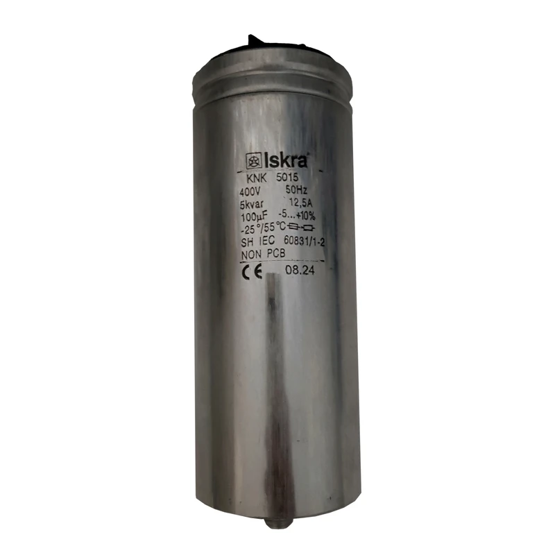 خازن ایسکرا مدل N:KNK5015  ظرفیت 100 میکروفاراد