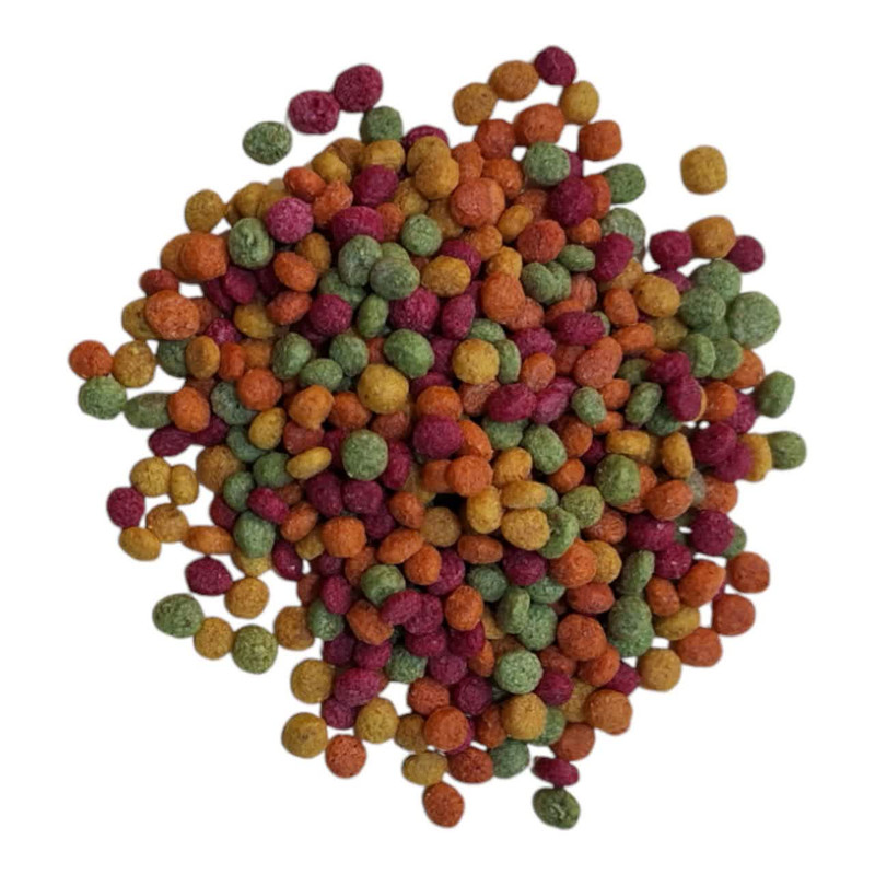 غذای پلت طوطیسانان مدل میوه ای وزن 250 گرم