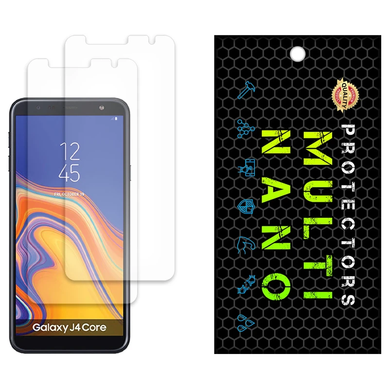محافظ صفحه نمایش مات مولتی نانو مدل X-S2M مناسب برای گوشی موبایل سامسونگ Galaxy J4 Core بسته دو عددی