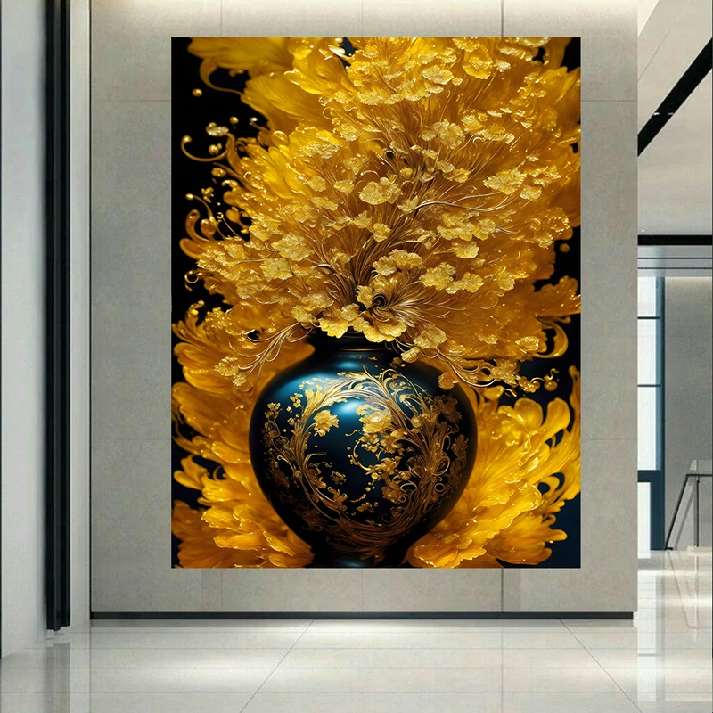 پوستر طرح گلدان مدرن کد  PD702