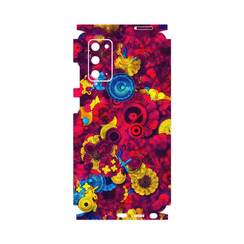 برچسب پوششی ماهوت مدل Vector Flower Garden Digital Art-FullSkin مناسب برای گوشی موبایل سامسونگ Galaxy Note 20