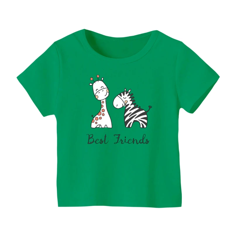 تی شرت آستین کوتاه بچگانه مدل زرافه کد ۲۹