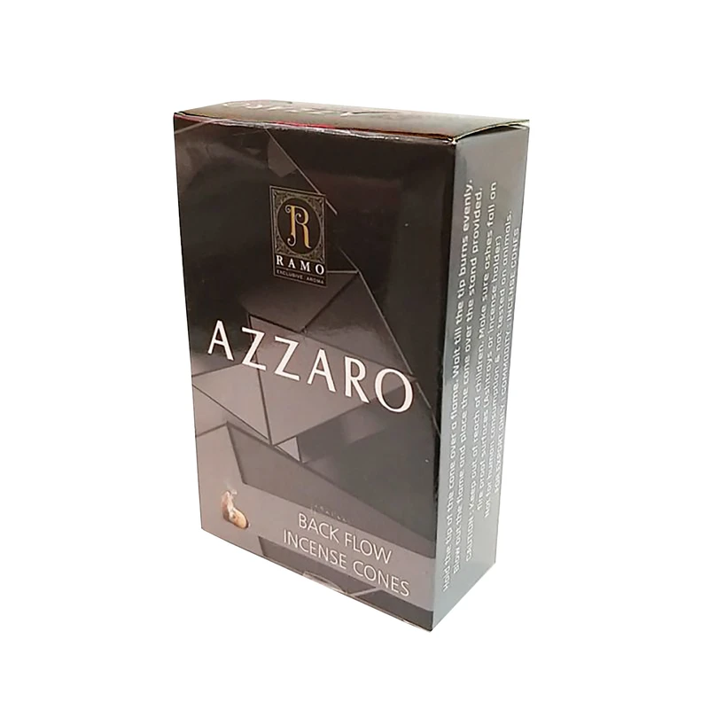 عود رامو مدل آبشاری طرح Azzaro کد 017 بسته 10 عددی