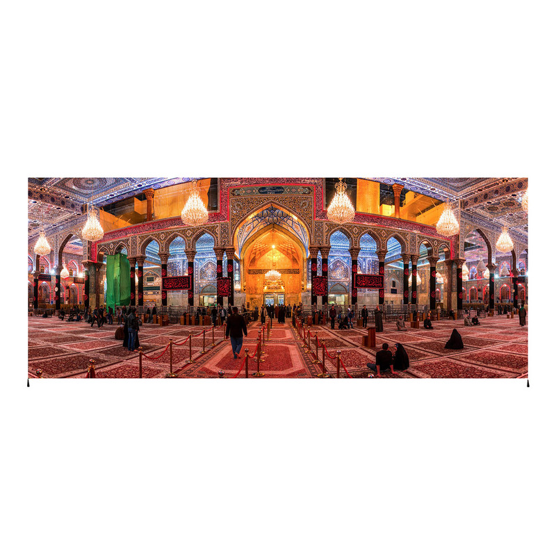 پرچم مدل حرم امام حسین کد 1124