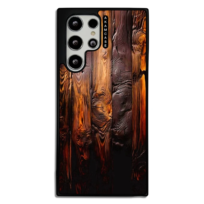 کاور آکام مدل AMC-WSGS22U-WOOD-14 مناسب برای گوشی موبایل سامسونگ Galaxy S22 Ultra