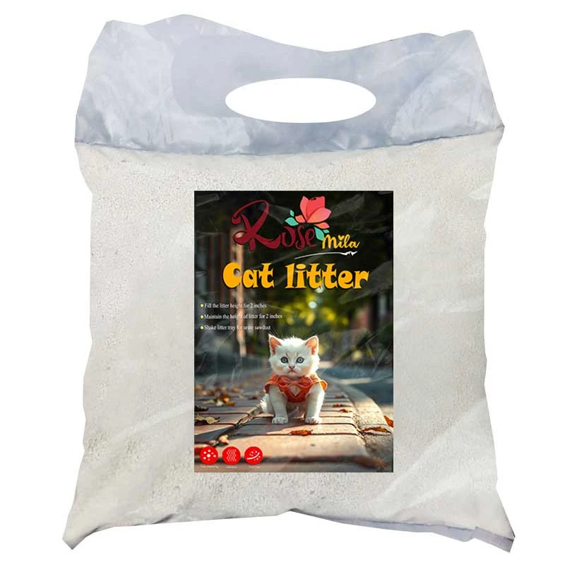 خاک بستر گربه رزمیلا مدل گرانول کد R4-02 وزن 2 کیلوگرم