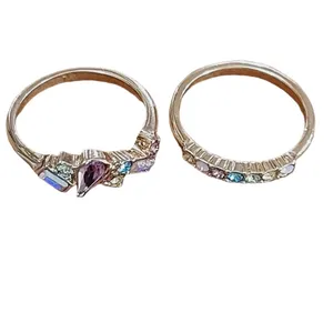 انگشتر زنانه مدل 456 مجموعه 2 عددی