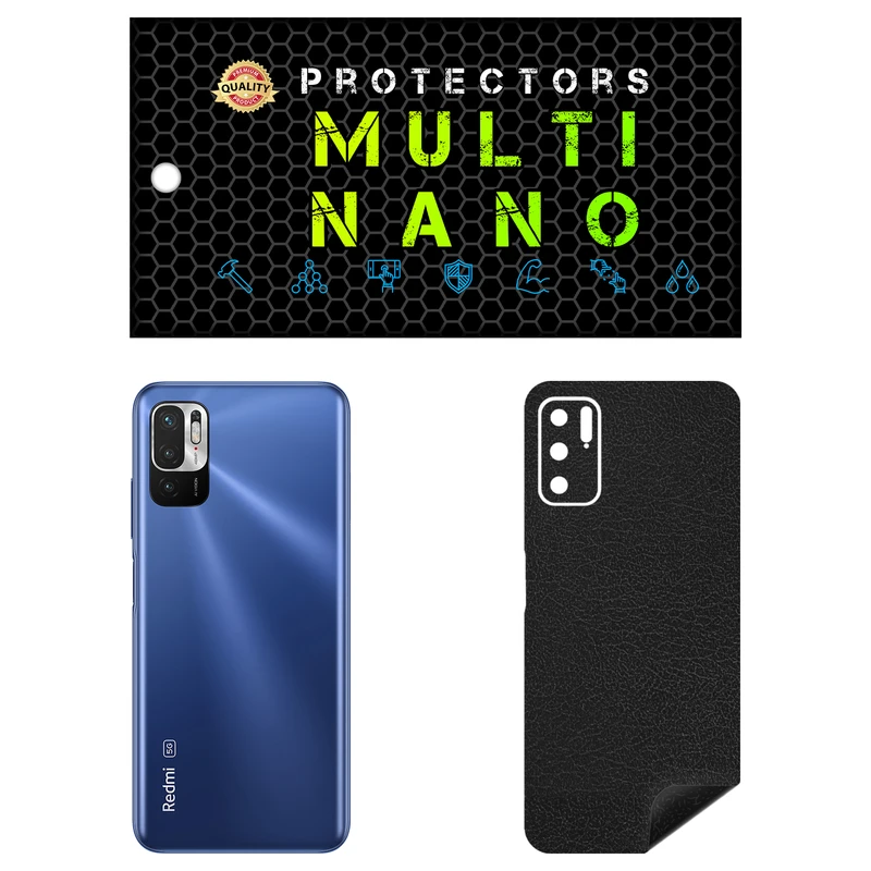 برچسب پوششی مولتی نانو طرح چرم مدل X-F1L مناسب برای گوشی موبایل شیائومی Redmi Note 10T 5G
