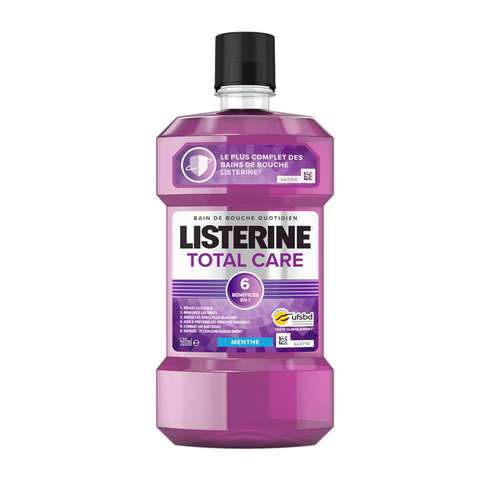 دهان شویه لیسترین مدل Total Care حجم 500 میلی لیتر