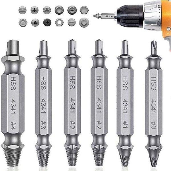 پیچ هرز بازکن ایزی اوت مدل hss مجموعه 6 عددی