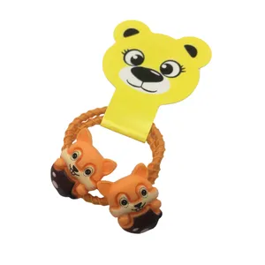 کش مو دخترانه عروسکی مدل سنجاب بسته 2 عددی