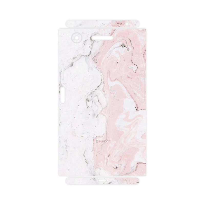 برچسب پوششی ماهوت مدل Blanco-Pink-Marble-FullSkin مناسب برای گوشی موبایل سونی Xperia XZ1