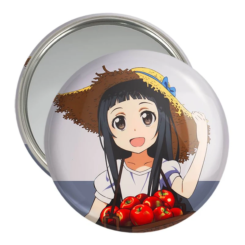 آینه جیبی خندالو مدل یو انیمه دختر  کد 12134