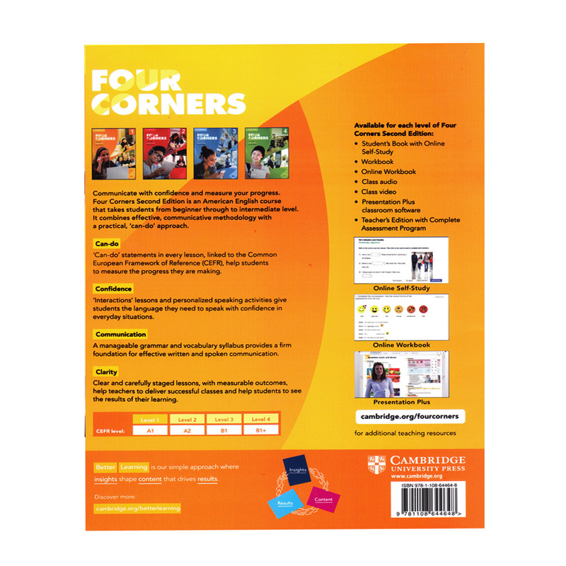 کتاب Four Corners 1 Video Activity Second Edition اثر Jack C. Richards And David Bohlke انتشارات الوندپویان کتاب Four Corners 1 Video Activity Second Edition اثر Jack C. Richards And David Bohlke انتشارات الوندپویان